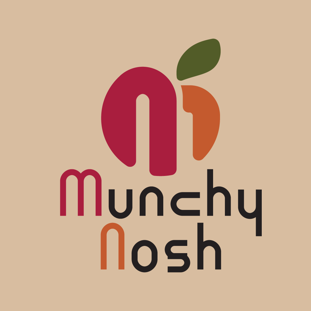 A picture of a logo, designed for a brand that sells snacks