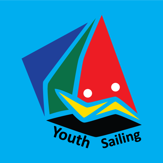 A picture of a logo, designed for a sailing event